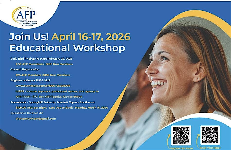 Welcome to Fundraising Workshop at McElroy’s Inc. – Topeka, KS