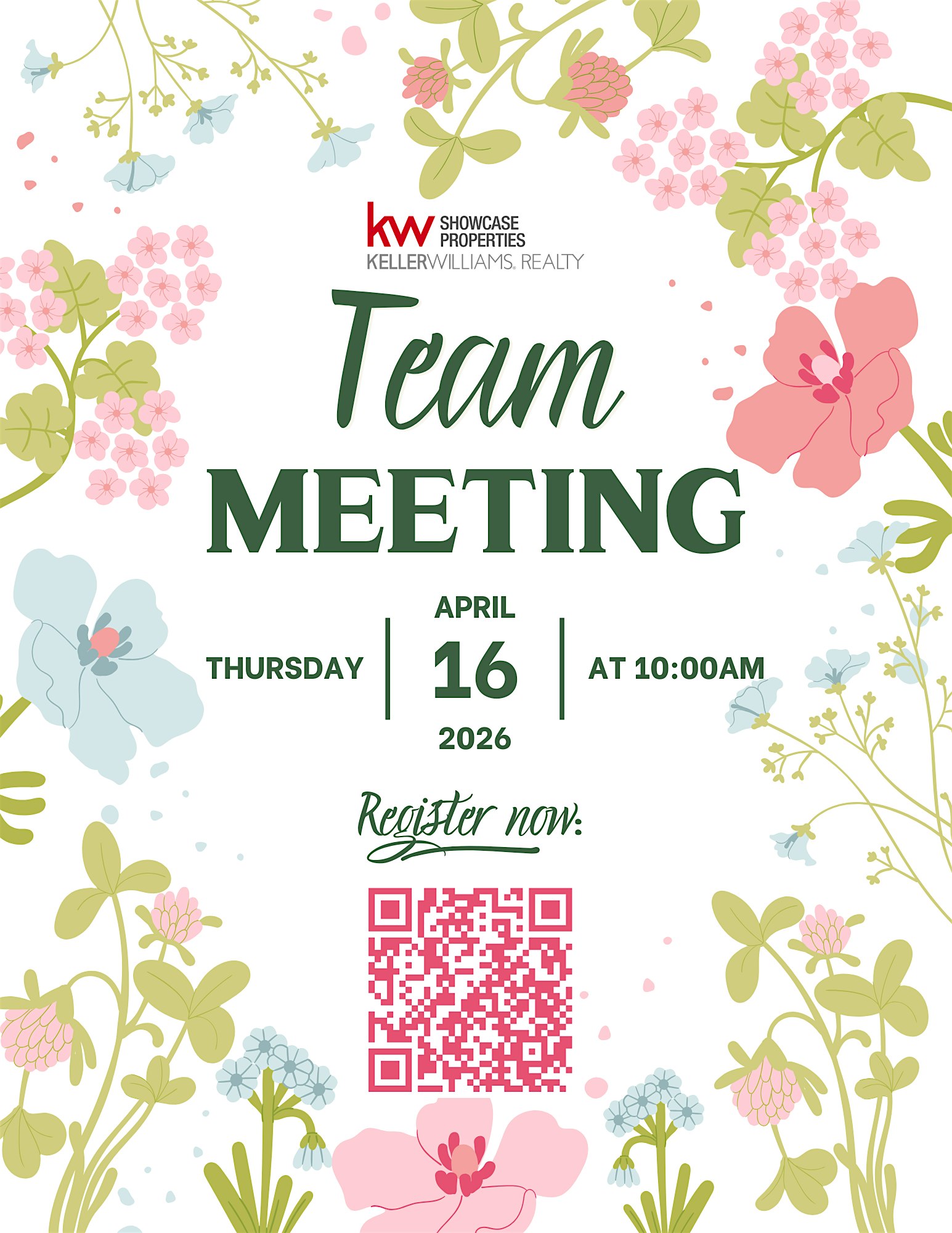 April Team Meeting at Keller Williams Realty Showcase Properties – Braintree, MA