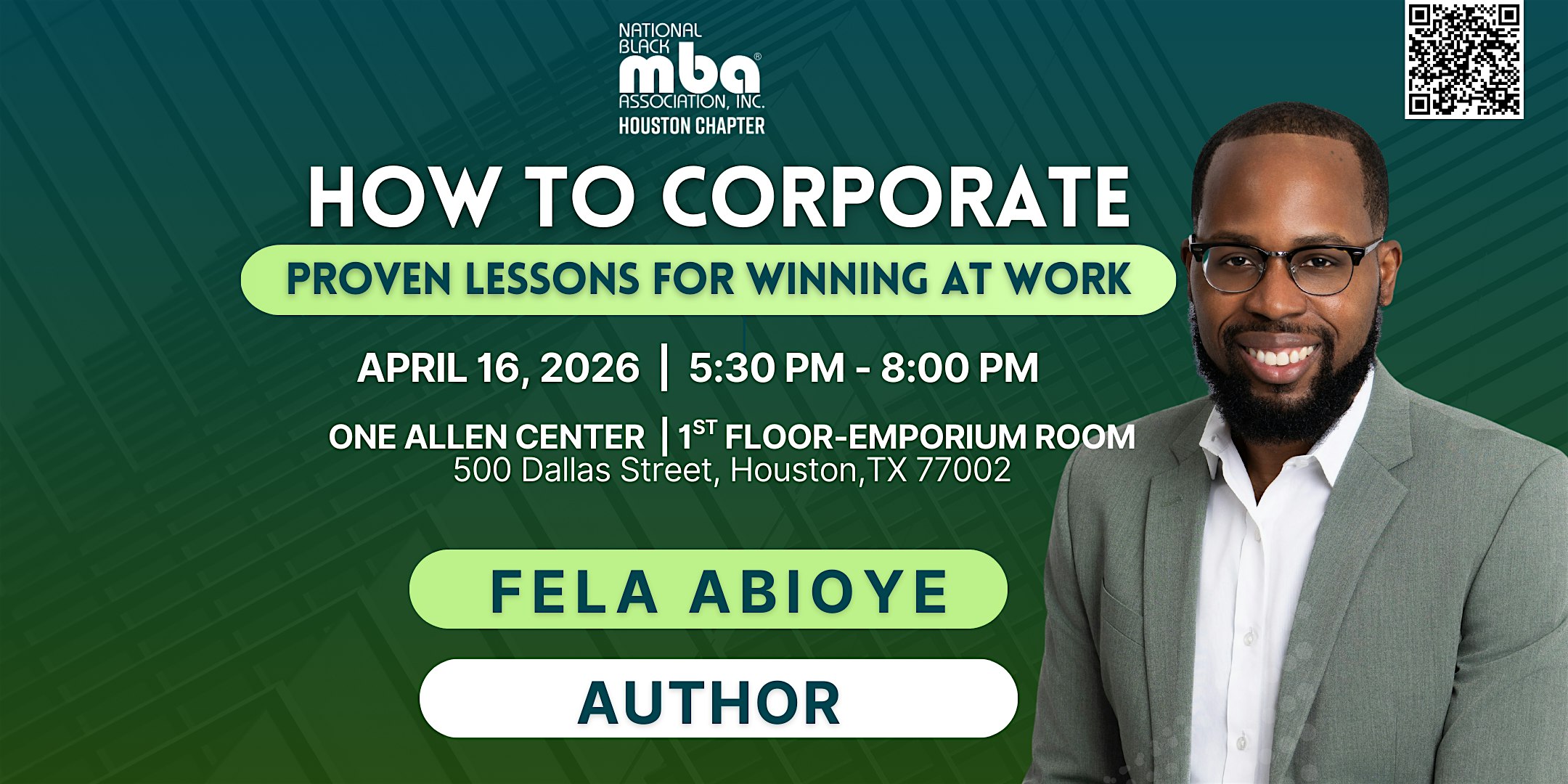 Career Acceleration Experience at One Allen Center – Houston, TX