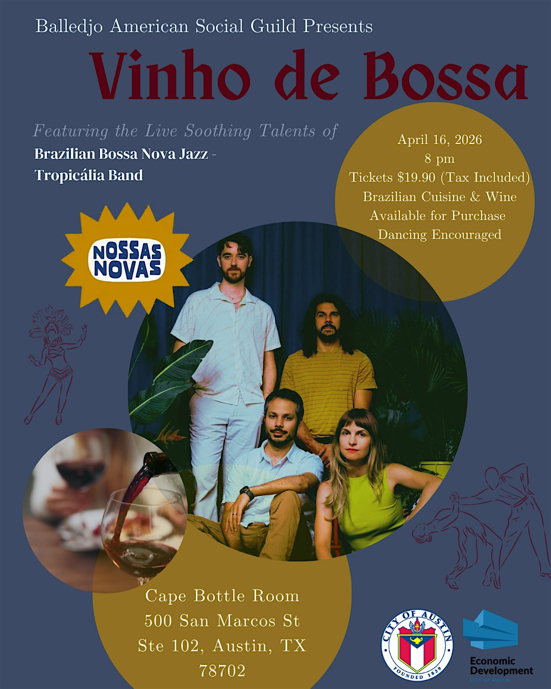 Vinho de Bossa at Cape Bottle Room – Austin, TX