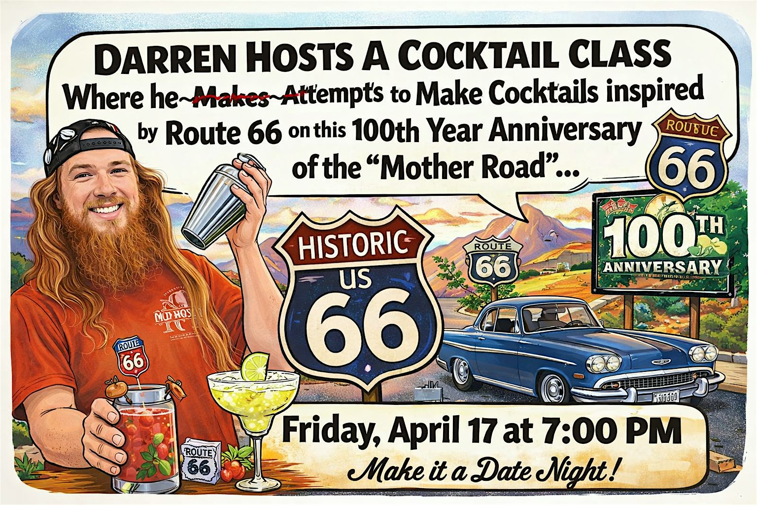 ABV Barrel Shop Darren McRoy Hosted Route 66-Themed Cocktail Class at ABV Barrel Shop – Arnold, MO