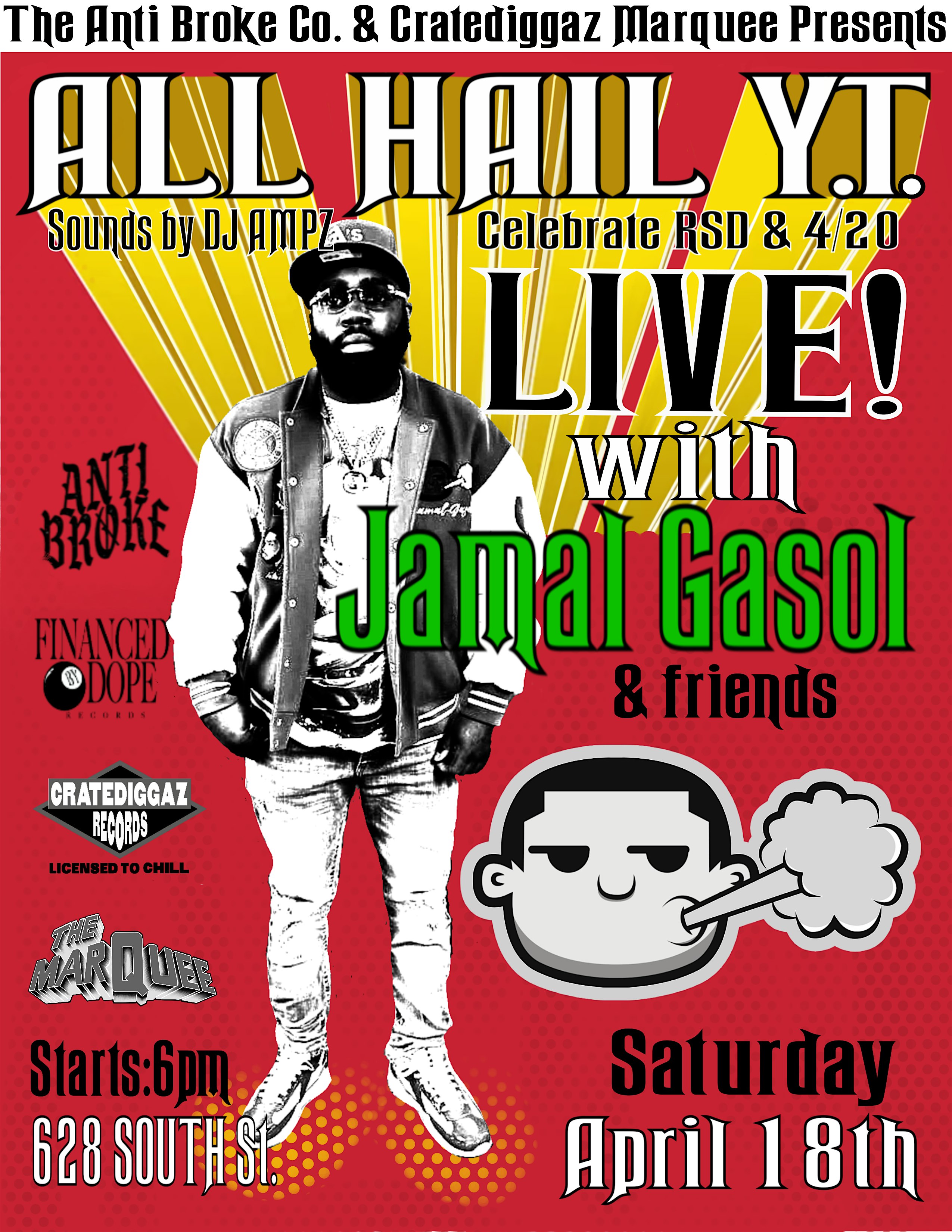 Jamal Gasol Live In Philadelphia at 628 South St – Philadelphia, PA
