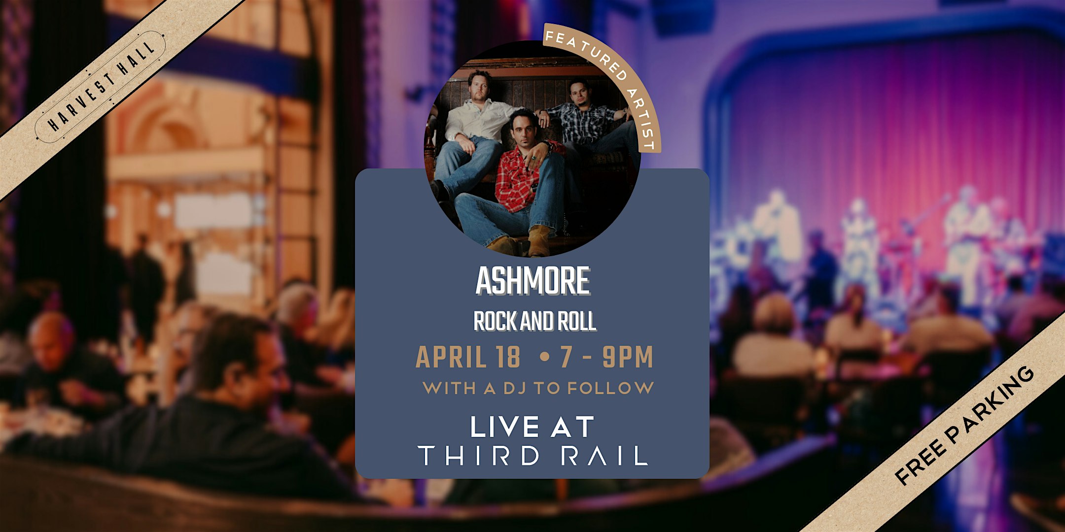 Ashmore | LIVE in Third Rail at Third Rail Bar + Events – Grapevine, TX