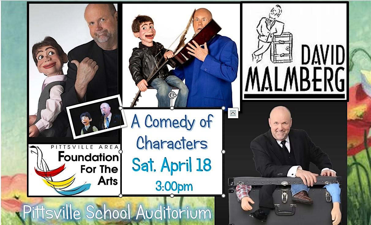 David Malmberg Ventriloquist Comedy Show at Pittsville Elementary School – Pittsville, WI