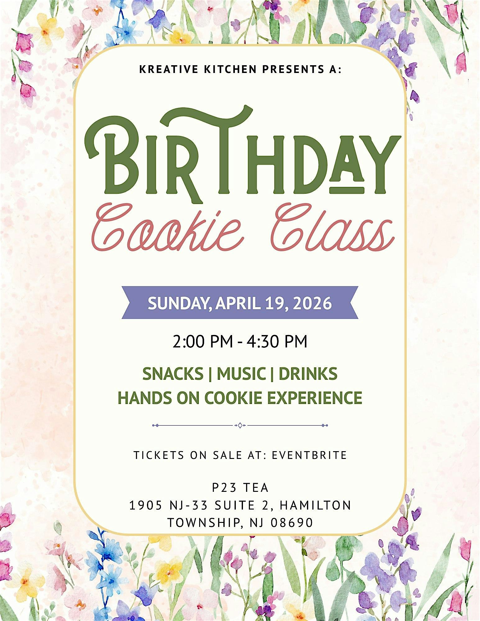 Cookie Class at P23 Tea & Boba – Hamilton Township, NJ