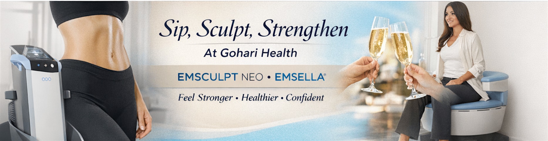 Sip, Sculpt, and Strengthen Event at Gohari Health at 9063 Shady Grove Ct – Gaithersburg, MD