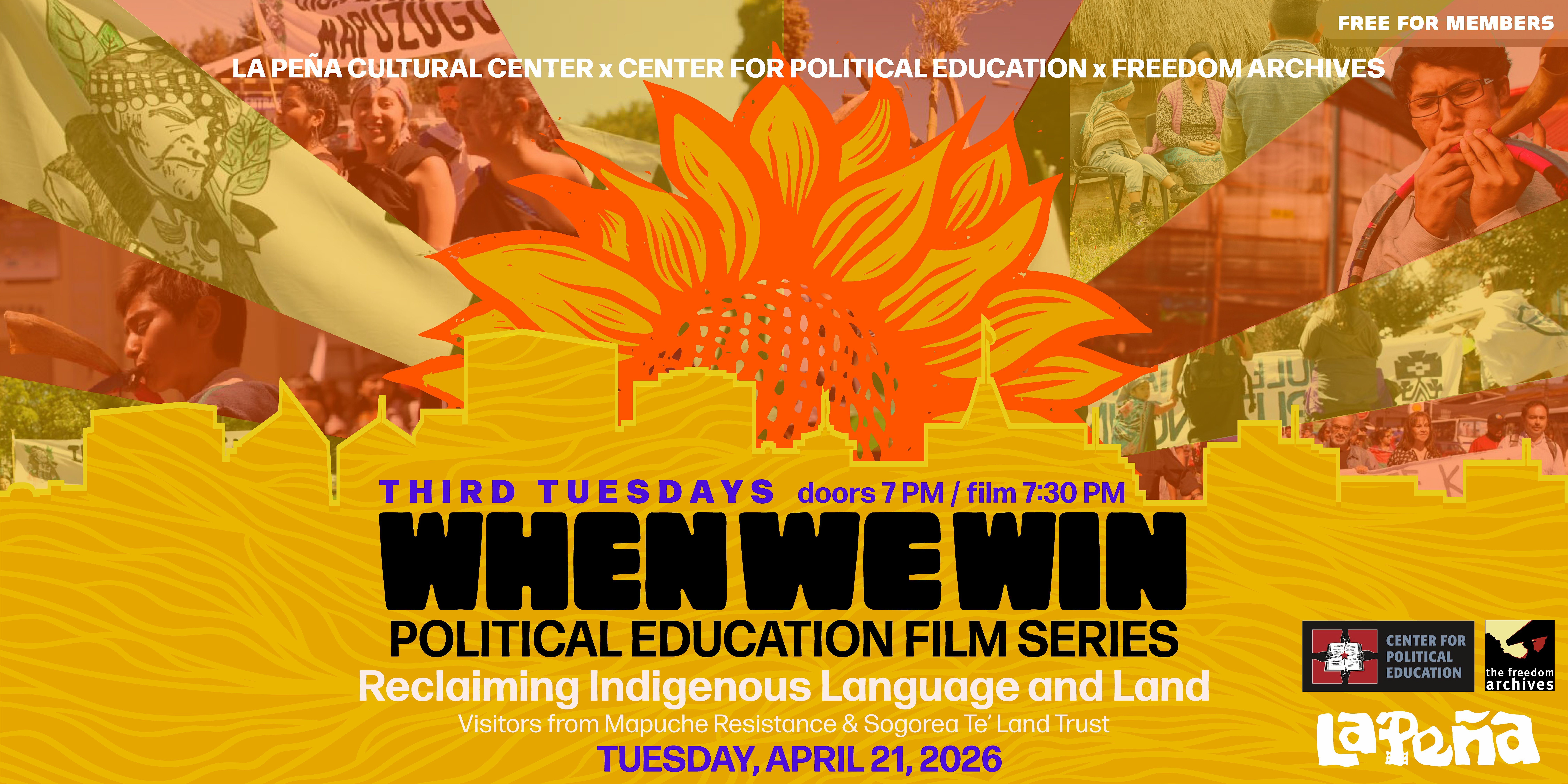 When We Win: Reclaiming Indigenous Language and Land at La Peña Cultural Center – Berkeley, CA