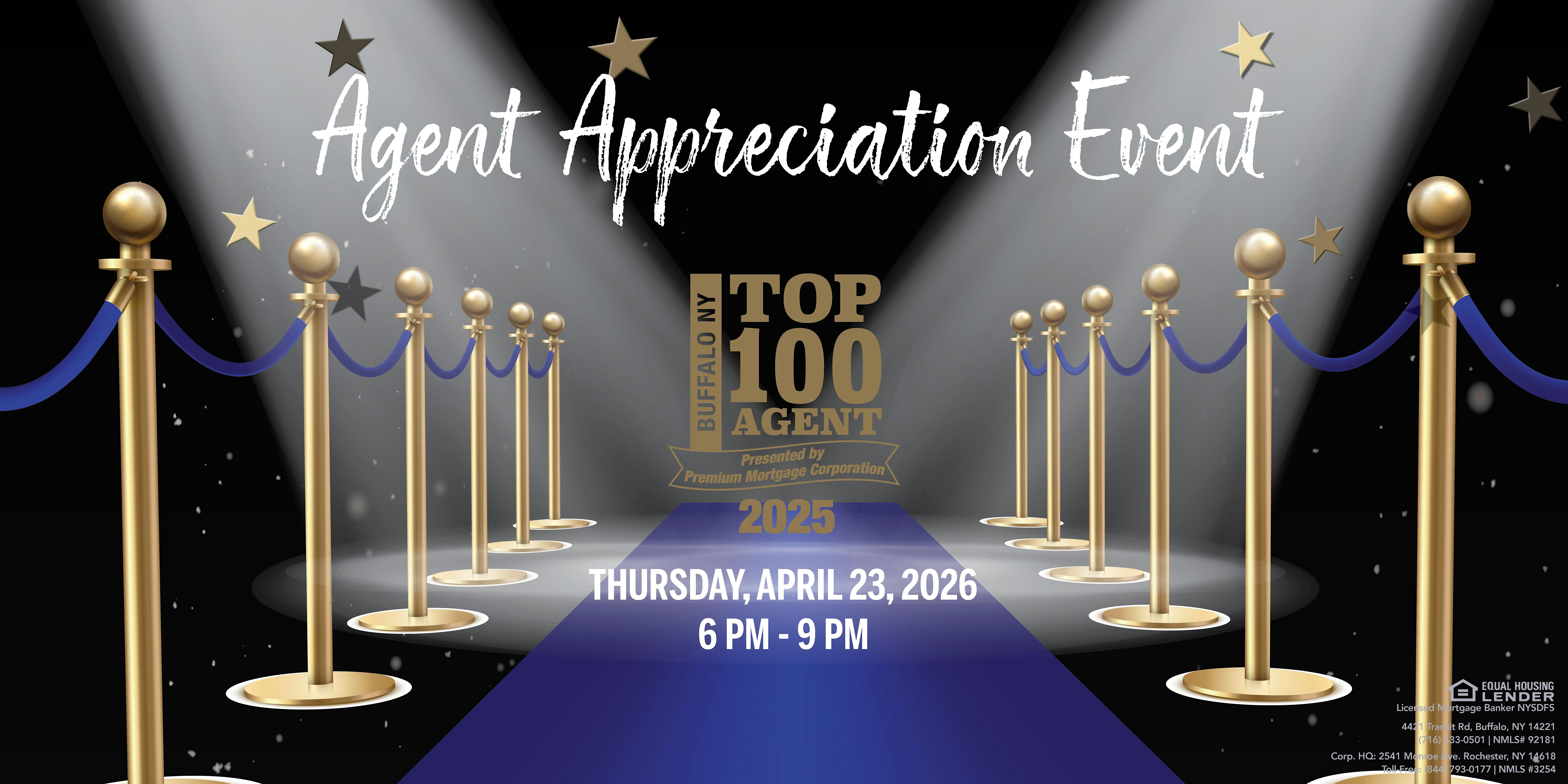 Agent Appreciation 2026 at Rich’s Catering & Special Events – Buffalo, NY