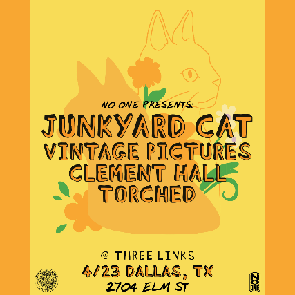 Junkyard Cat, Vintage Pictures, Clement Hall, Torched at Three Links Deep Ellum – Dallas, TX