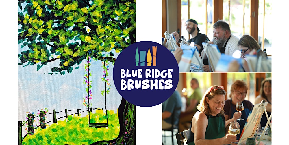 Paint + Sip: “Swinging Into Spring” at Hazy Mountain Vineyards + Brewery at Hazy Mountain Vineyards & Brewery – Afton, VA
