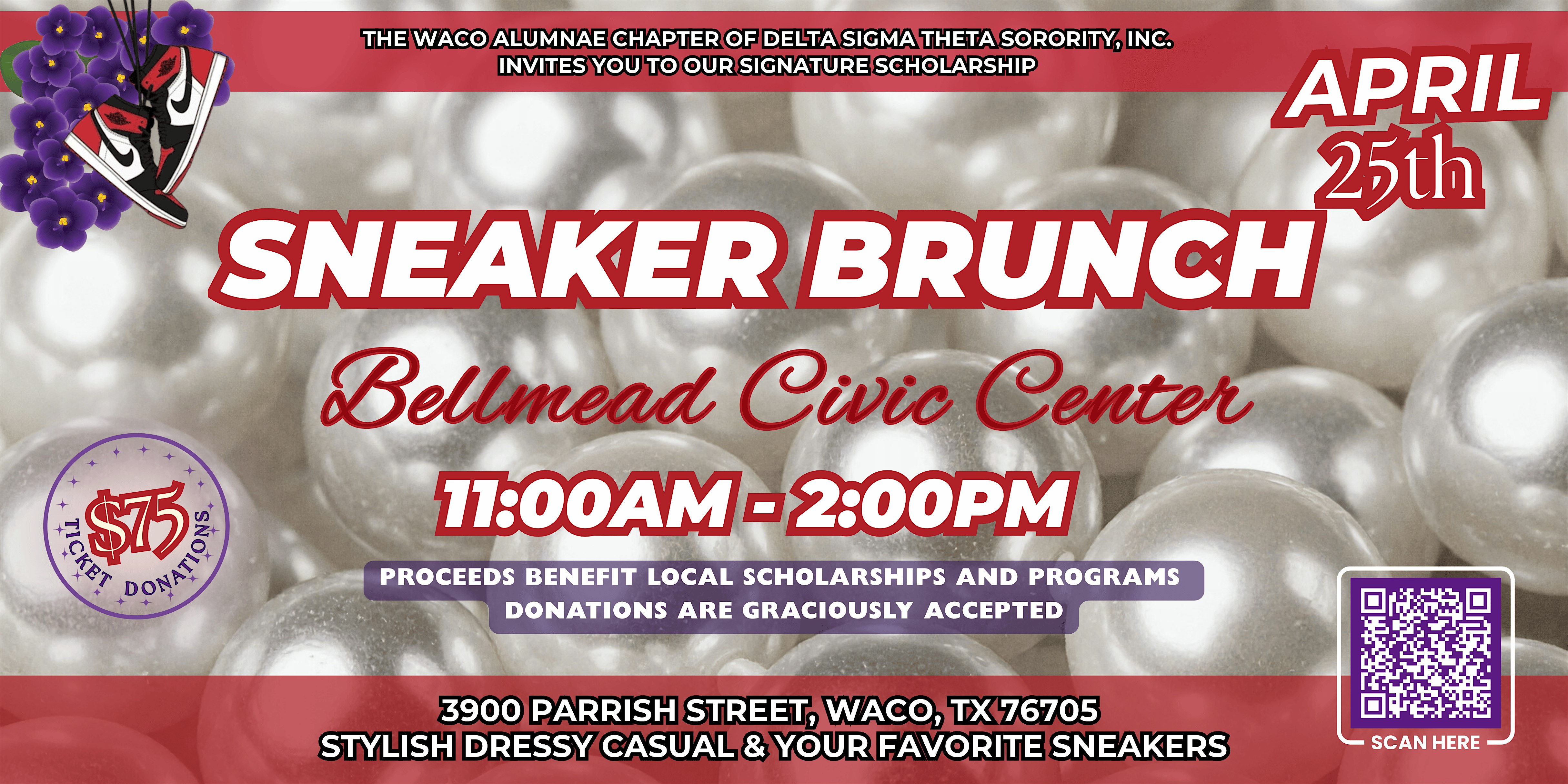 Sneaker Brunch at Bellmead Civic Center – Waco, TX