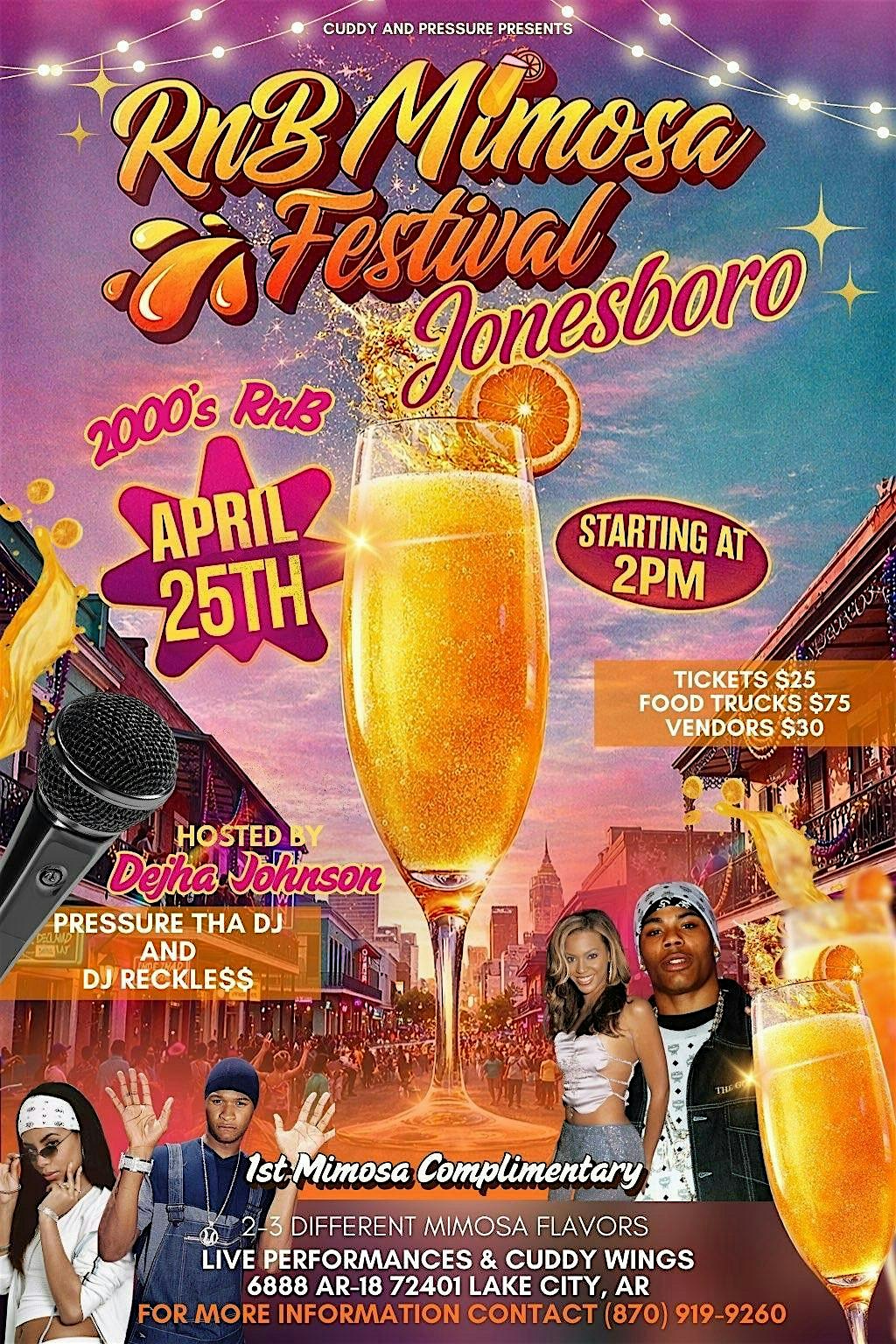 2000’s R&B Mimosa Festival at 6888 AR-18 – Jonesboro, AR