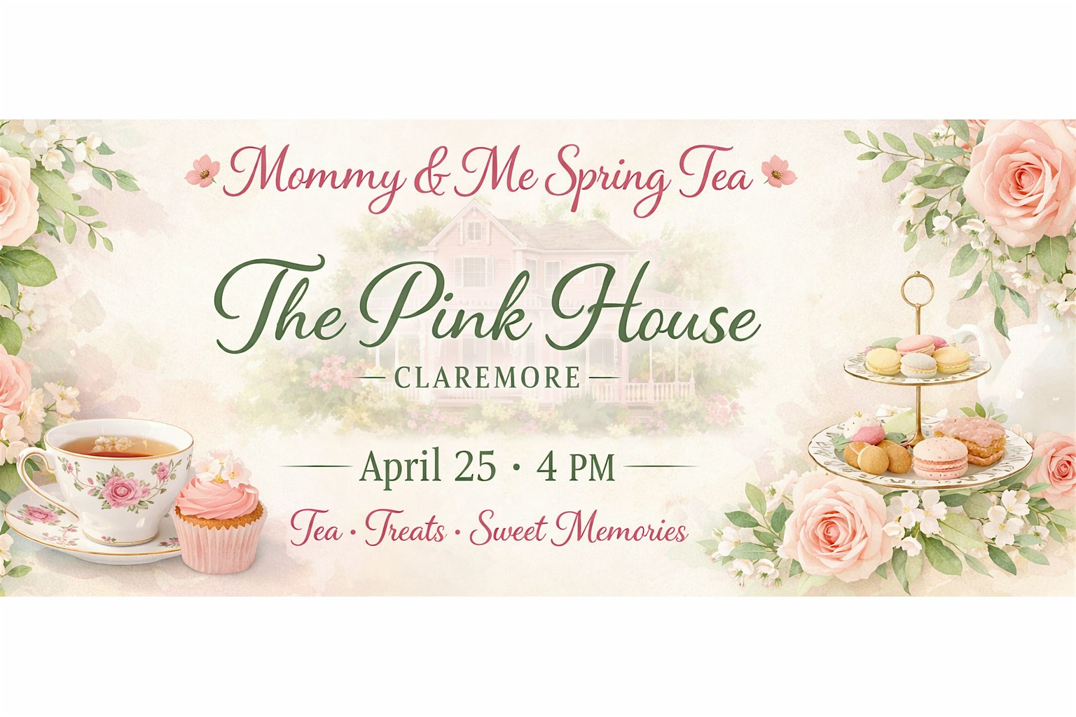Mommy and Me Spring Tea at The Belvidere Mansion – Claremore, OK