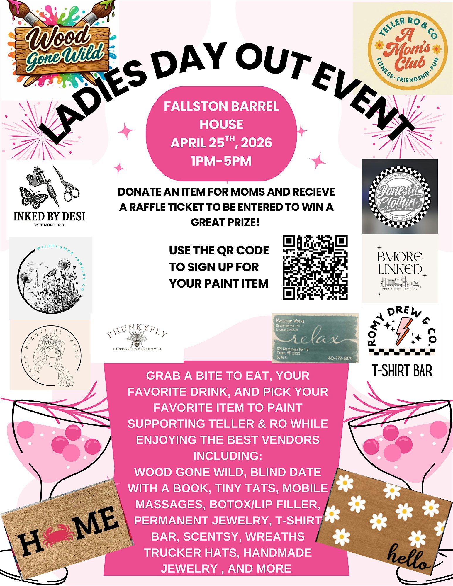 LADIES DAY OUT at Fallston Barrel House – Fallston, MD