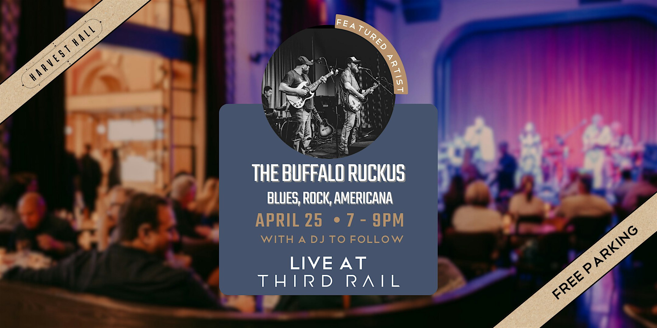 The Buffalo Ruckus| LIVE in Third Rail at Third Rail Bar + Events – Grapevine, TX