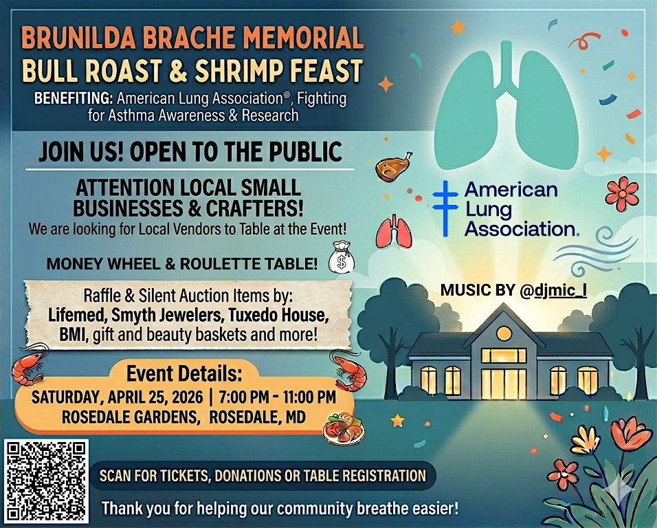 PUBLIC EVENT: Bull Roast & Shrimp Feast at Professional Touch, Inc @ Rosedale Gardens – Baltimore, MD