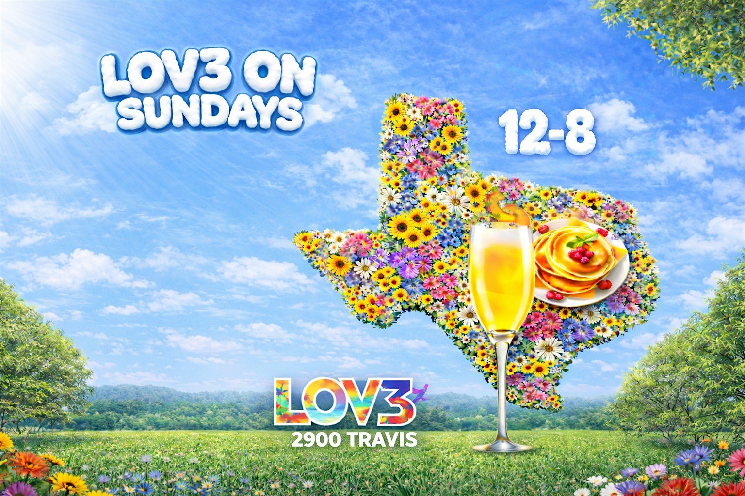 LOV3 ON SUNDAYS at 2900 Travis St – Houston, TX