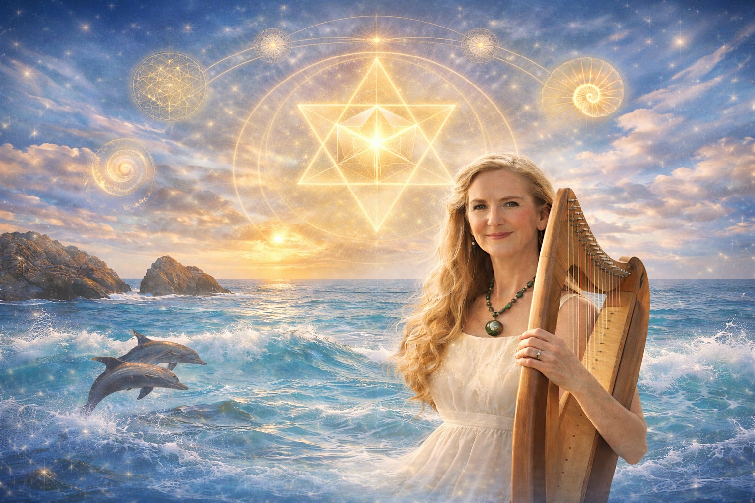 Harp Songs From The Mystic Ocean at Sound Temple Healing Arts – San Rafael, CA