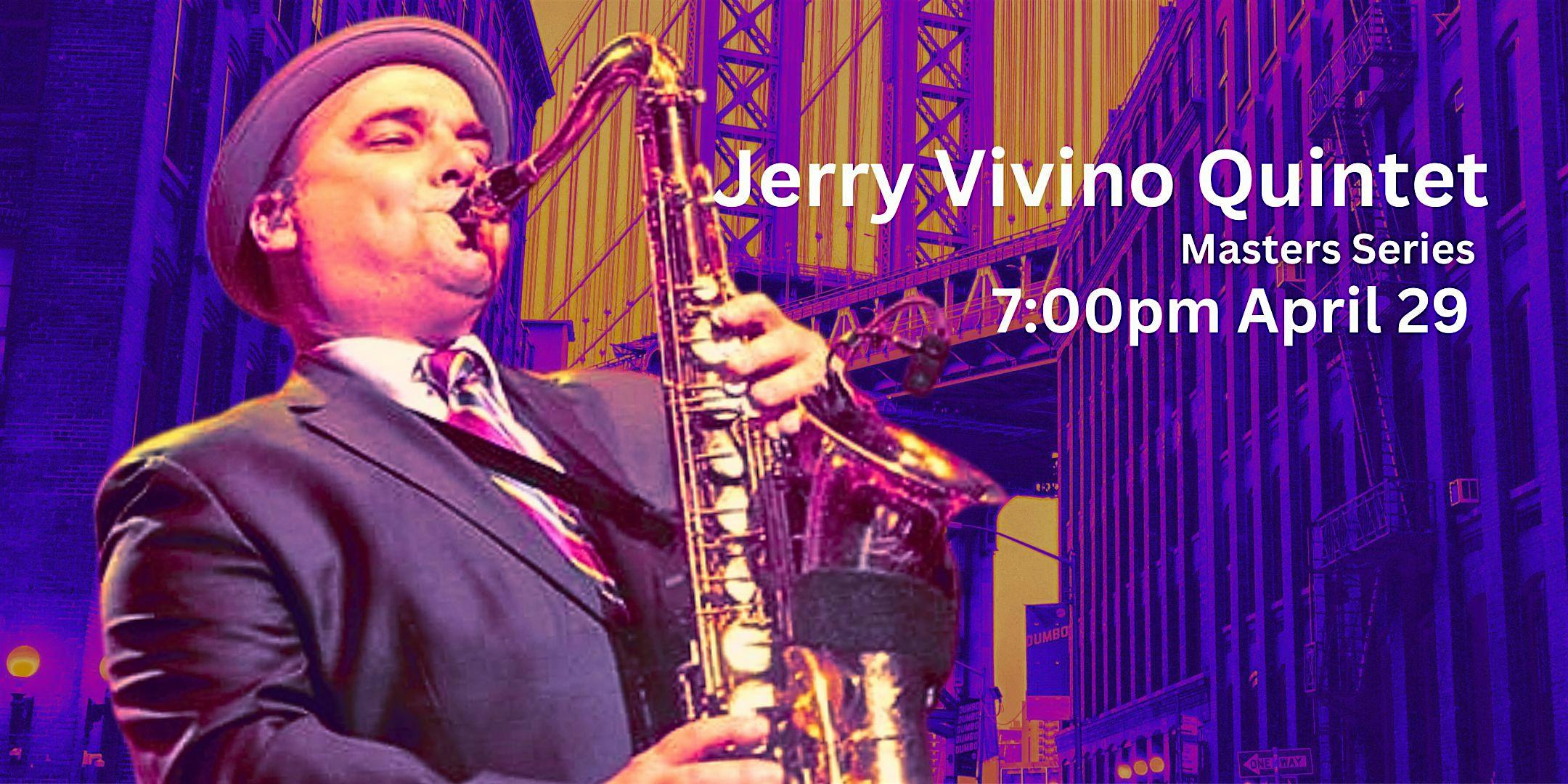 Jerry Vivino (Springsteen, Marsalis) Quintet Blows Up Bethel 7pm Wed Apr 29 at La Zingara – Bethel, CT