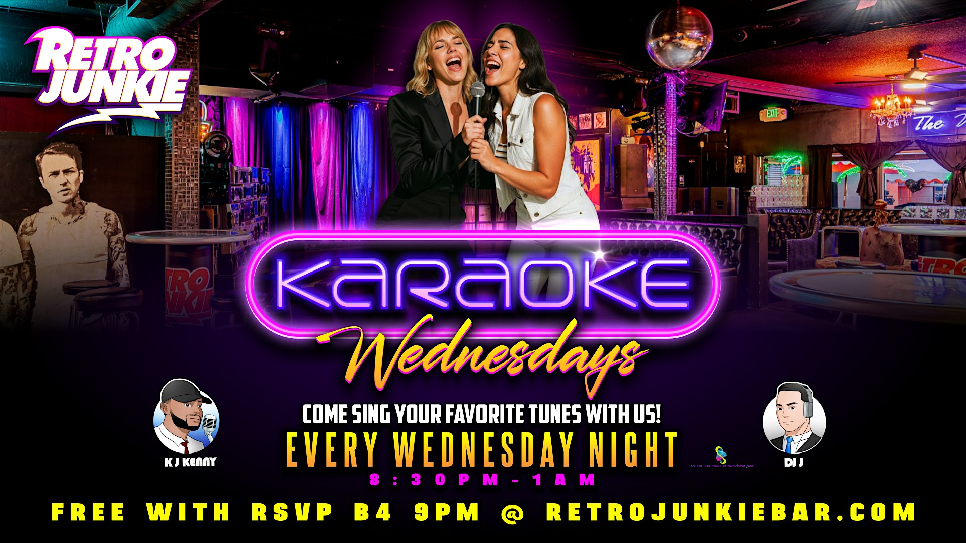 KARAOKE NIGHT! at Retro Junkie – Walnut Creek, CA