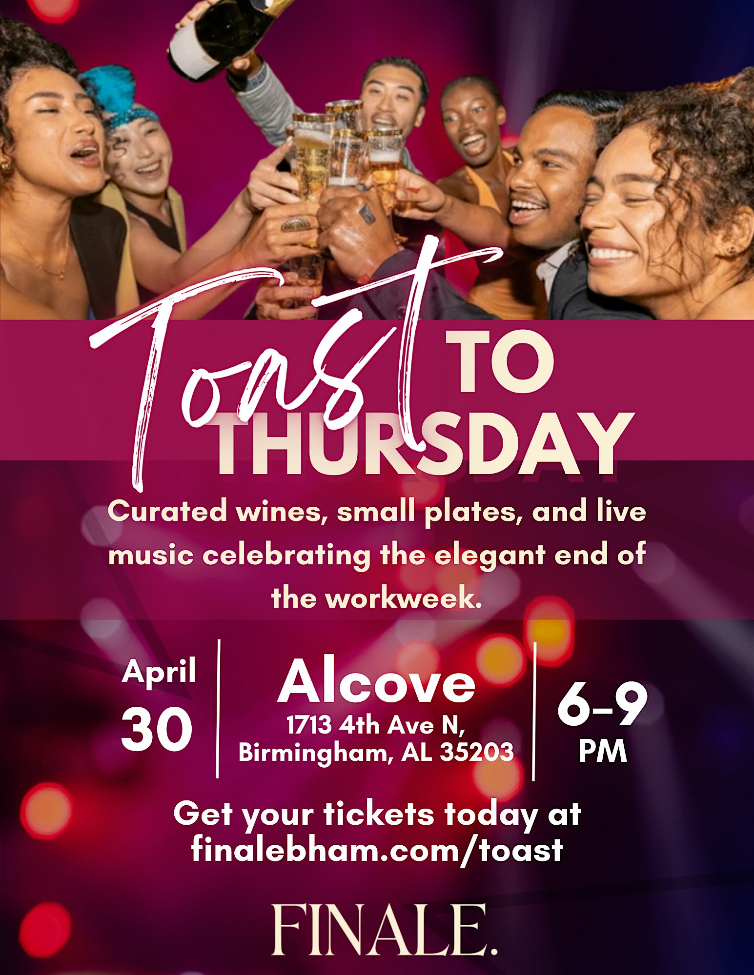Toast to Thursday at The Alcove Birmingham – Birmingham, AL