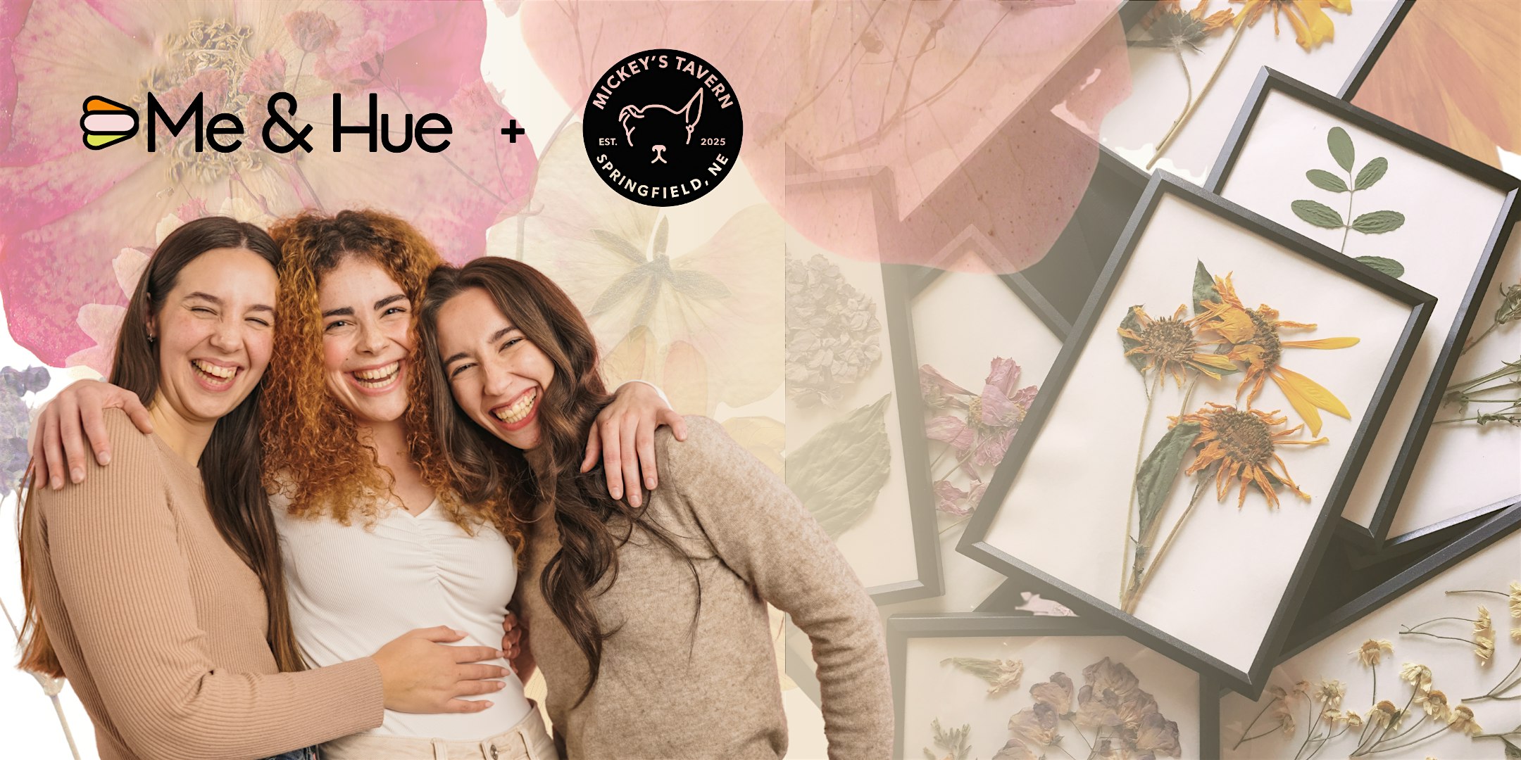 Pressed Floral Craft Workshop at Mickeys Tavern – Springfield, NE