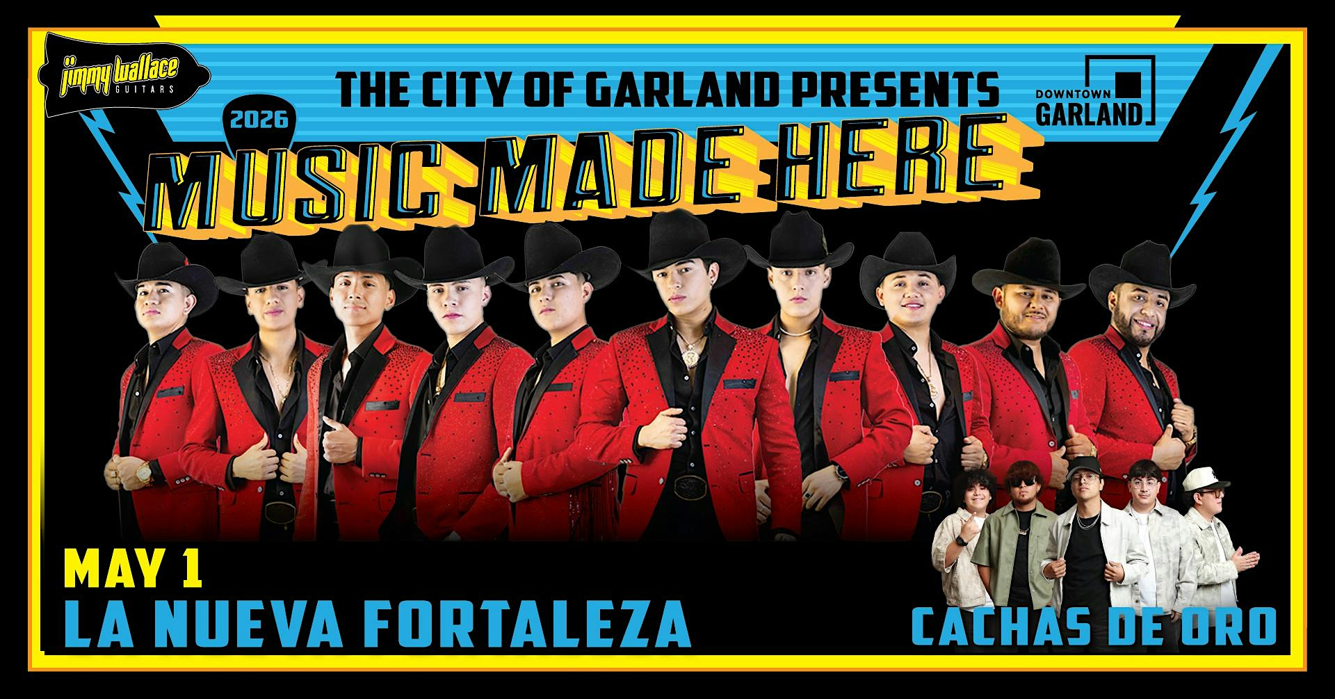 Music Made Here: La Nueva Fortaleza ft. Cachas de Oro at 520 W State St – Garland, TX
