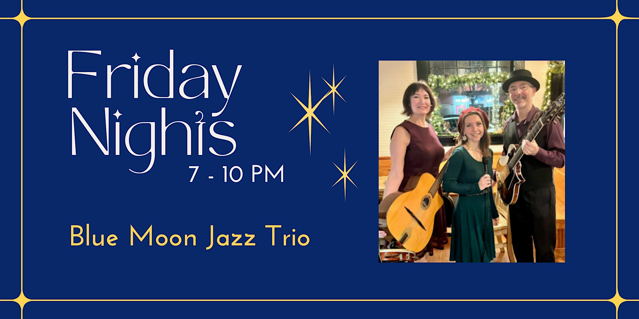 Fridays at the Club w/ Blue Moon Jazz Trio at The Swedish Club – Seattle, WA