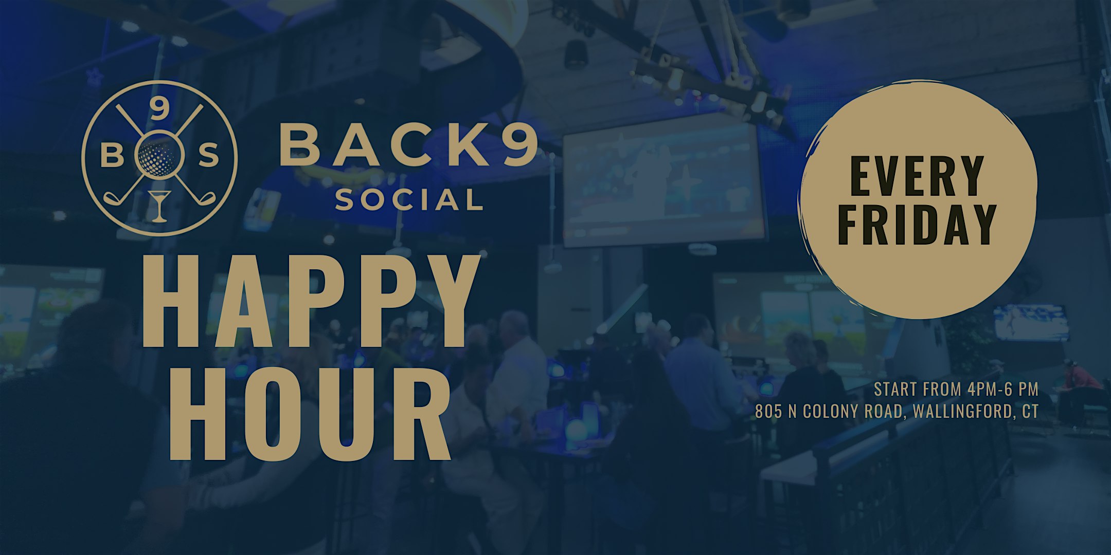 Happy Hour at Back 9 Social – Wallingford, CT