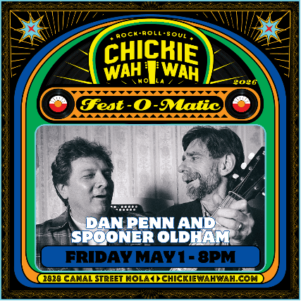 Dan Penn and Spooner Oldham at Chickie Wah Wah – New Orleans, LA
