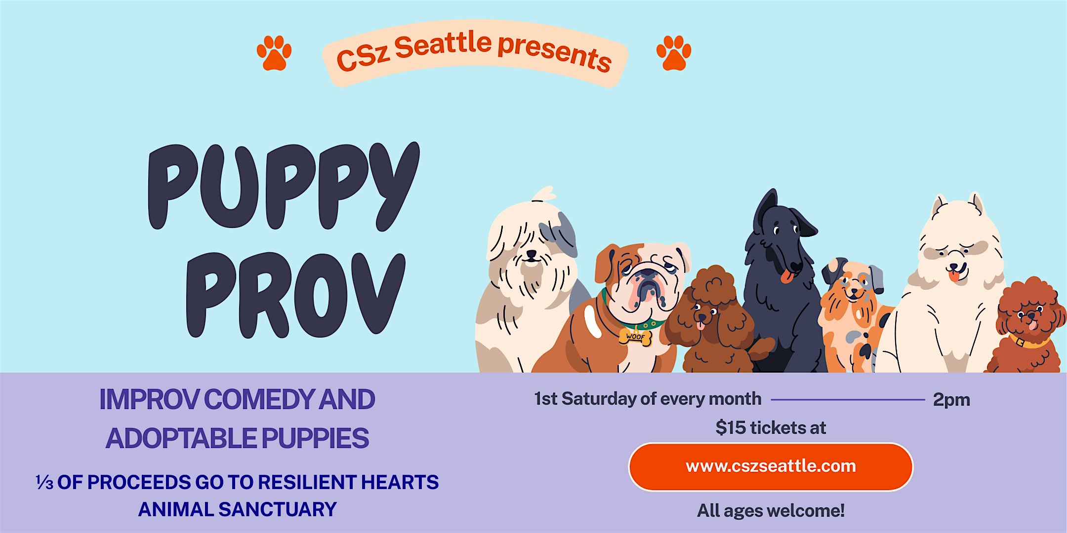 Puppy Prov at CSz Seattle – Home of ComedySportz – Seattle, WA