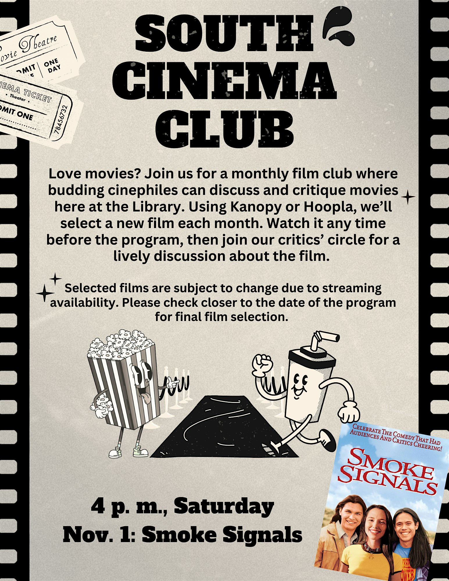 South Cinema Club at South Garland Library – Garland, TX