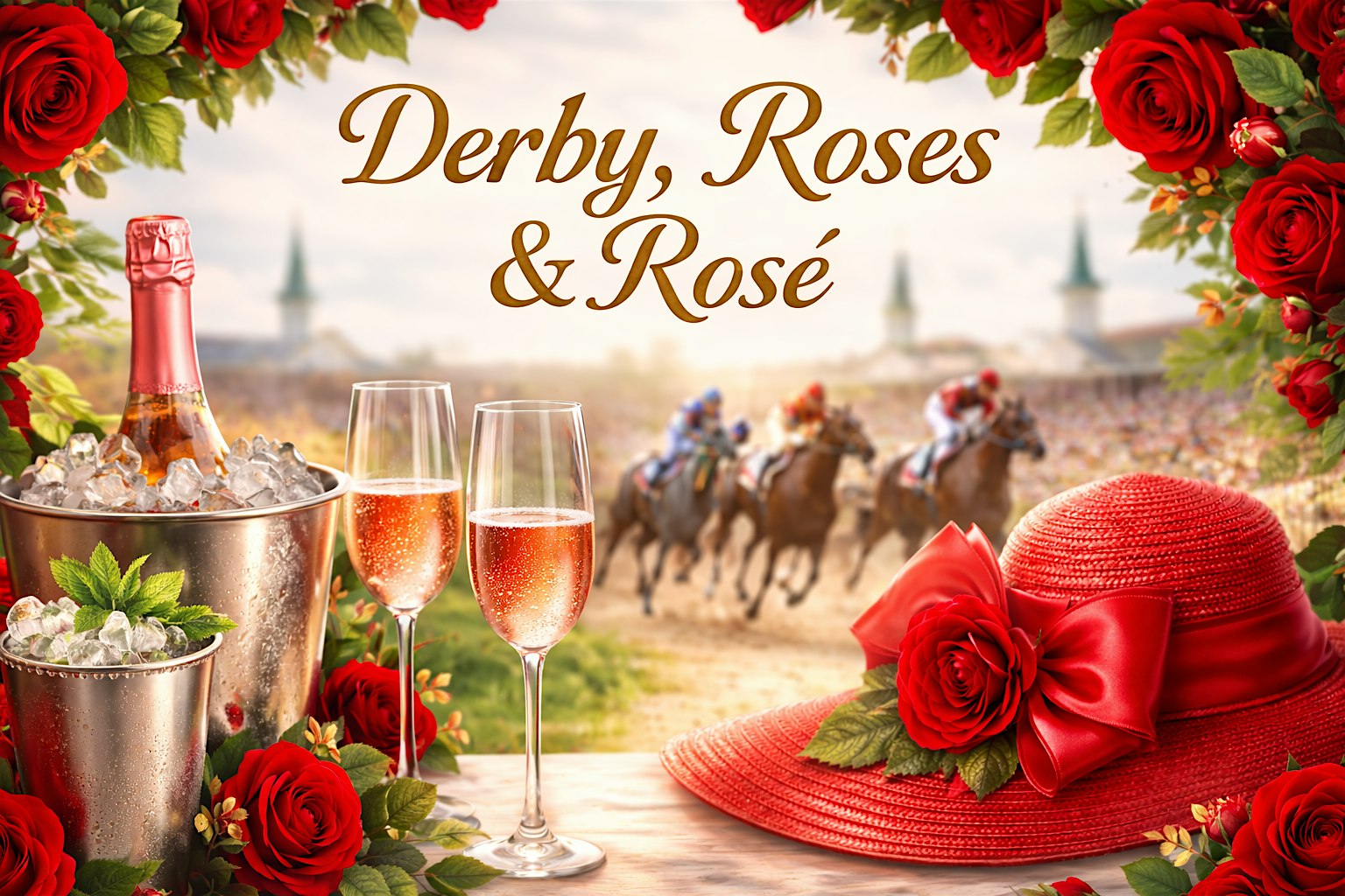 Derby, Roses & Rosè at Tessora’s Wine Bar – Campbell, CA