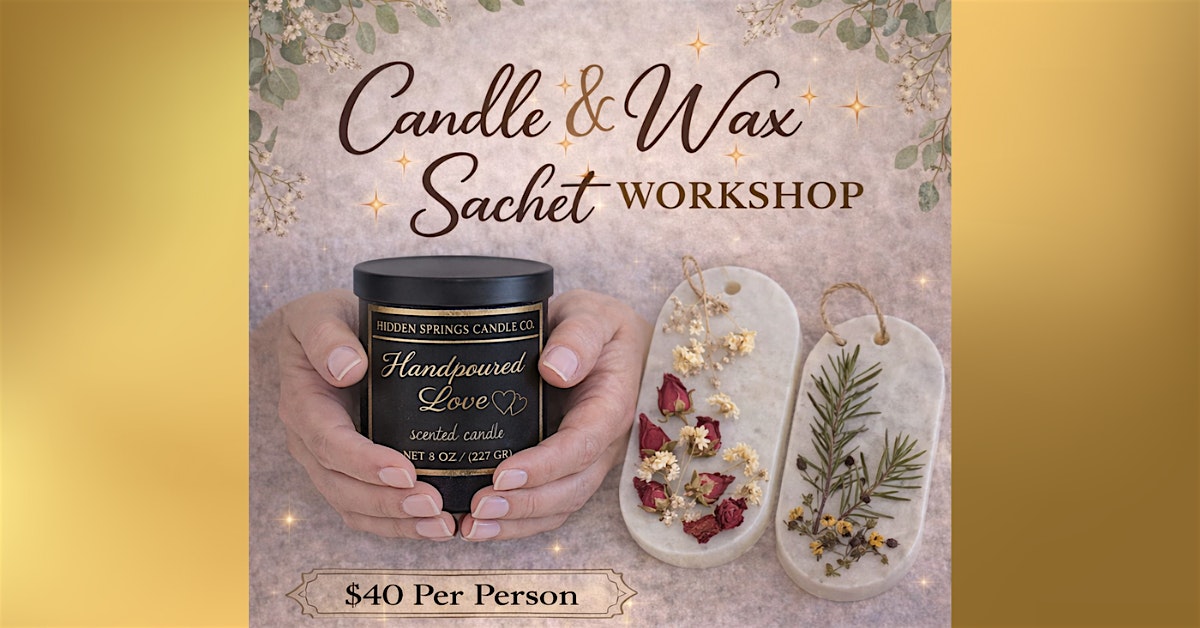 Mother’s Day Candle & more.. Workshop at LaShaw Ranch Roasters – Rockford, WA