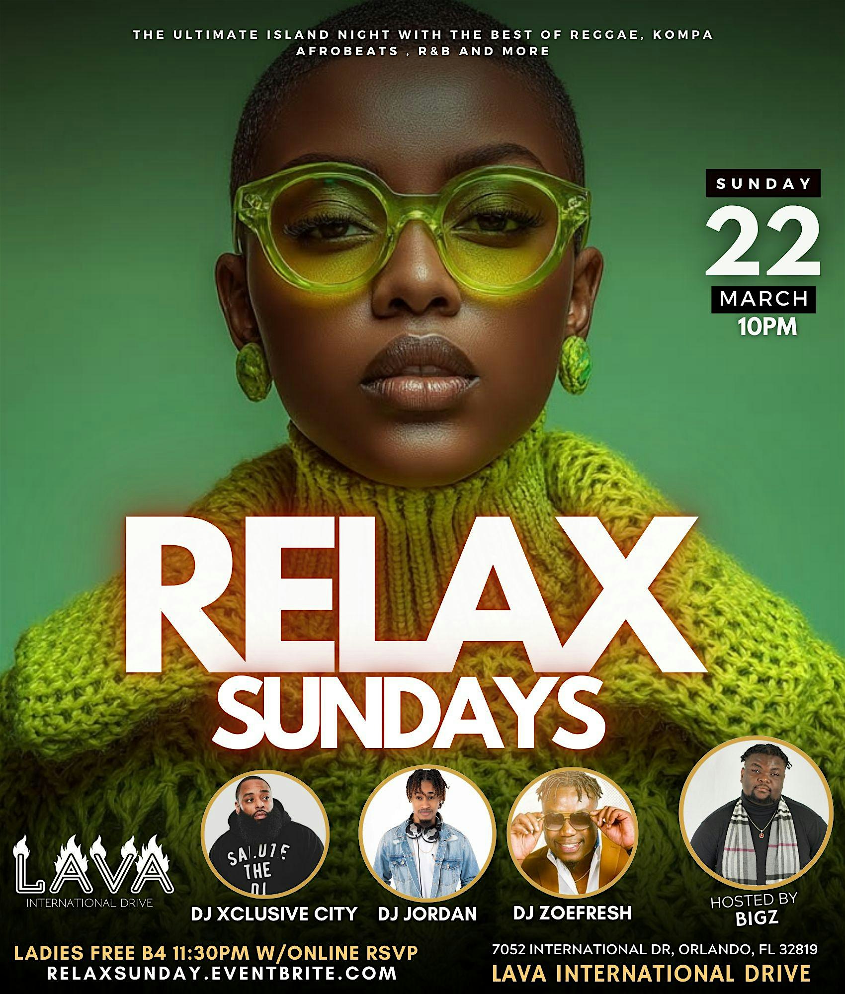 RELAX SUNDAYS at Lava international drive – Orlando, FL