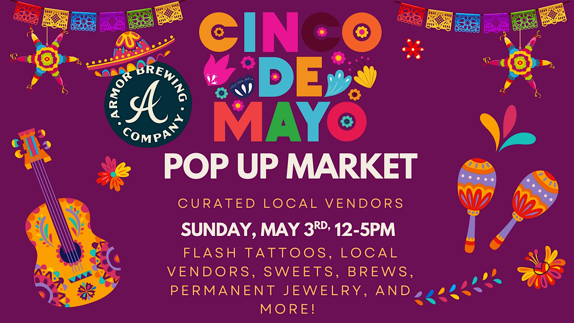 Cinco De Mayo Market at Armor Brewing Co – Allen, TX