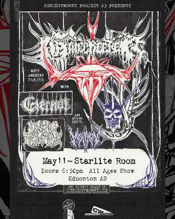 GATECREEPER w/ ETERNAL, DYING REMAINS & MISYRION at The Starlite Room – Edmonton, Canada