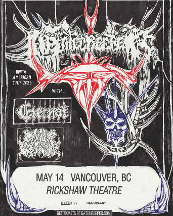 Gatecreeper with Eternal & Dying Remains at Rickshaw Theatre – Vancouver, Canada