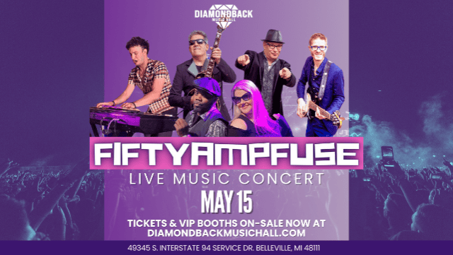 FiftyAmpFuse at Diamondback Music Hall – Belleville, MI