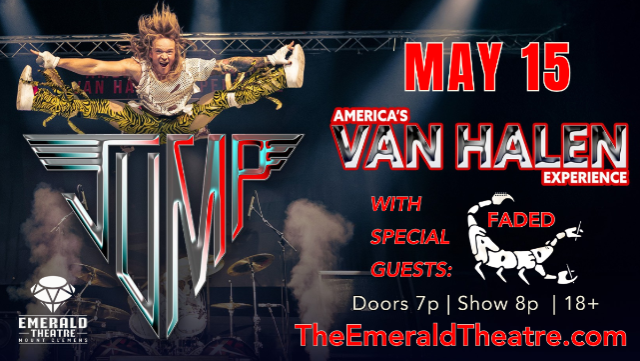 JUMP | America’s Van Halen Experience W/S/G FADED at Emerald Theatre – Mount Clemens, MI