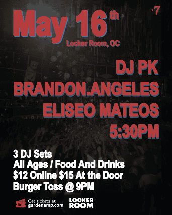 Inside the Locker Room at Garden Amphitheatre – Garden Grove, CA