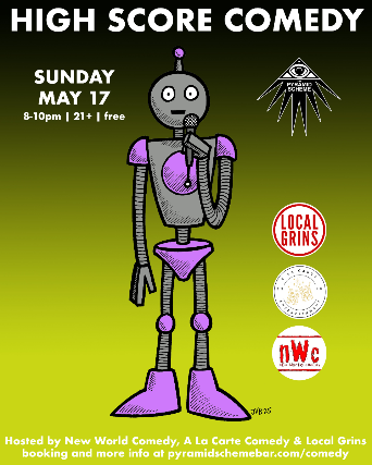 High Score Comedy at The Pyramid Scheme – Grand Rapids, MI