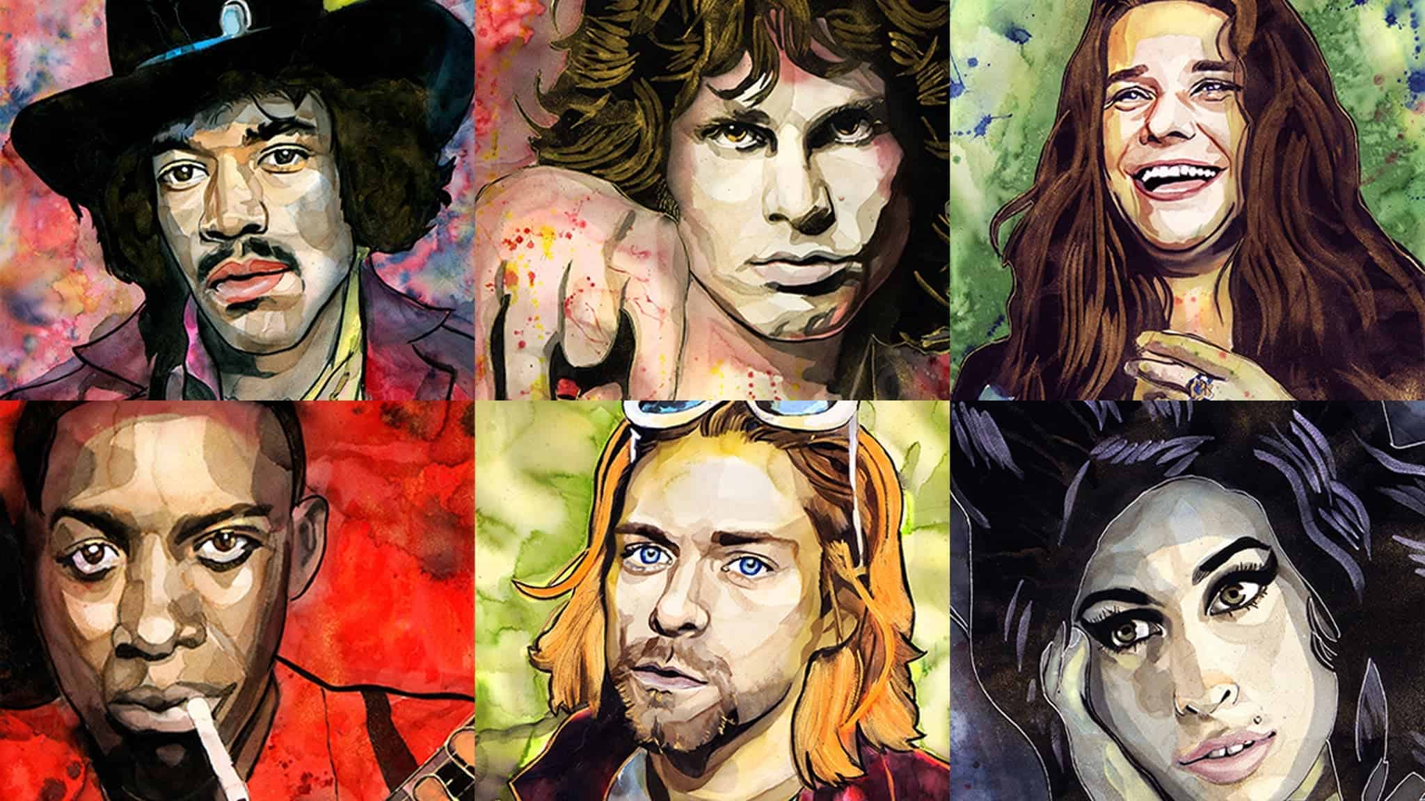 The 27 Club – Tribute to Hendrix, Joplin, Winehouse, Cobain and more at The Sound – Del Mar, CA