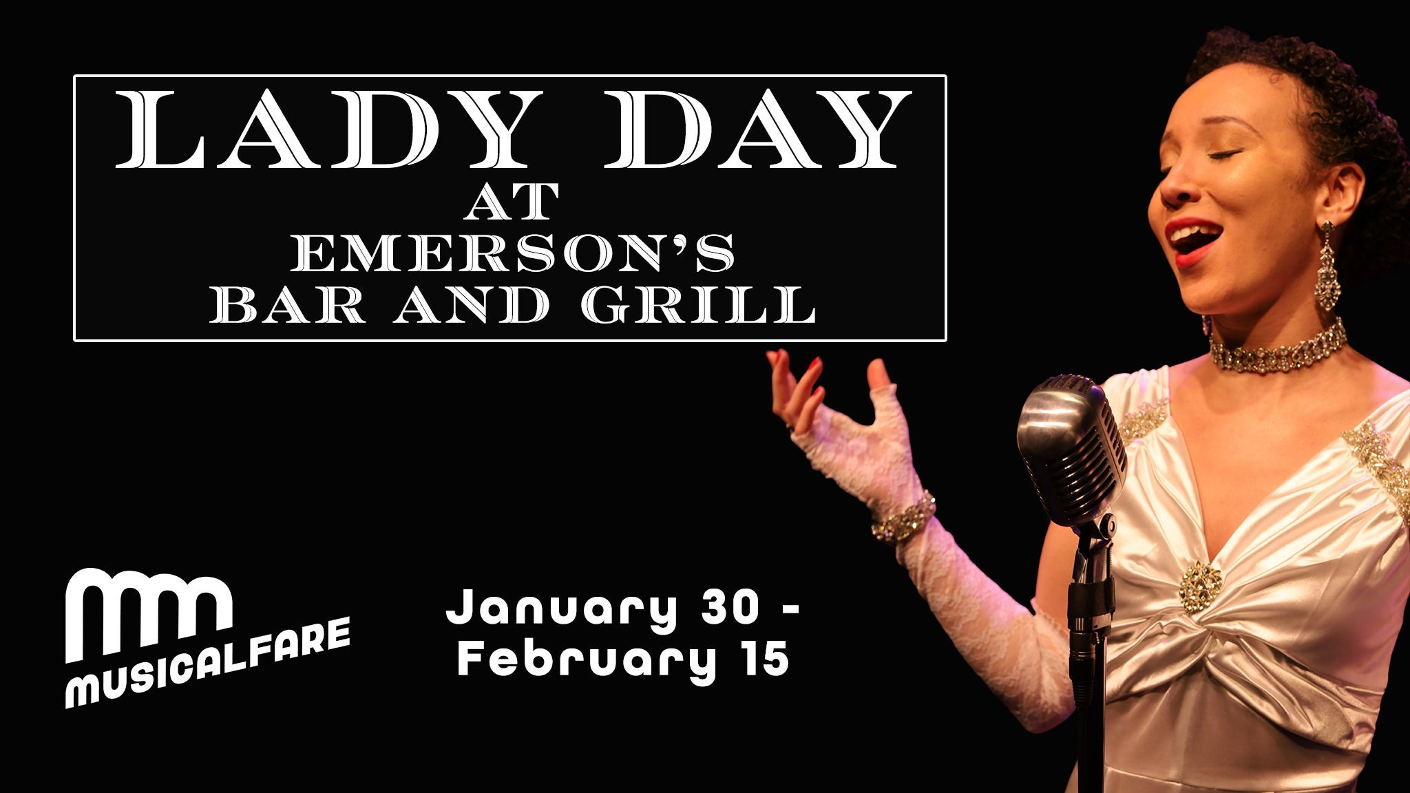 Lady Day at Emerson’s Bar and Grill at Ivoryton Playhouse – Ivoryton, CT