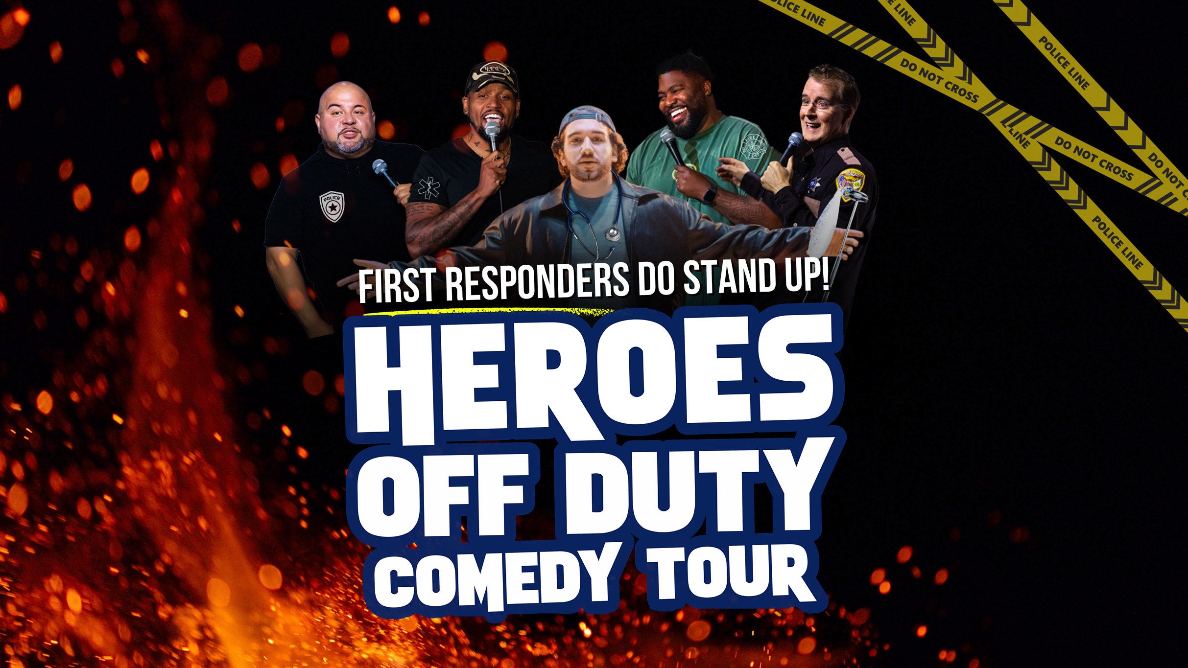 Heroes Off Duty Comedy Tour at Hackensack Meridian Health Theatre at the Count Basie Center for the Arts – Red Bank, NJ