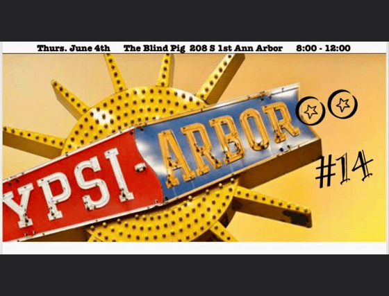 YpsiArboroo #14, Cyrano Jones , SKWRL , Cattywampus, Throne 2Gether at Blind Pig – Ann Arbor, MI