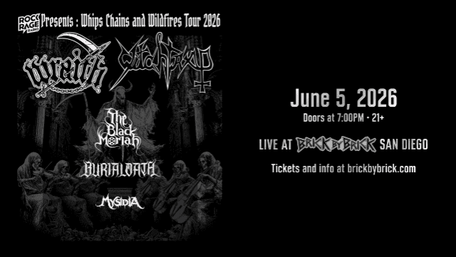 Wraith & Witchtrap with special guests at Brick By Brick – San Diego, CA