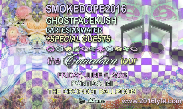 Smokedope2016 at The Crofoot Ballroom – Pontiac, MI