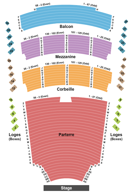 Moulin Rouge – The Musical at Salle Wilfrid-Pelletier At Place Des Arts – Montreal, Canada