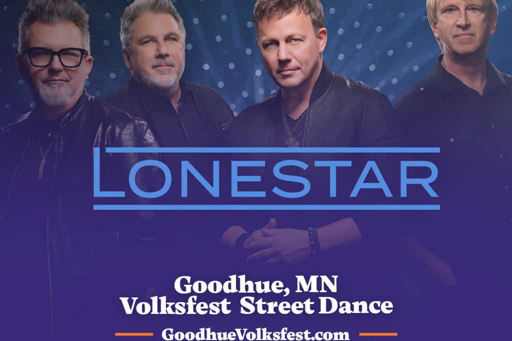 Goodhue Volksfest Saturday, June 13: David Nail and Lonestar in Concert at – Red Wing, MN